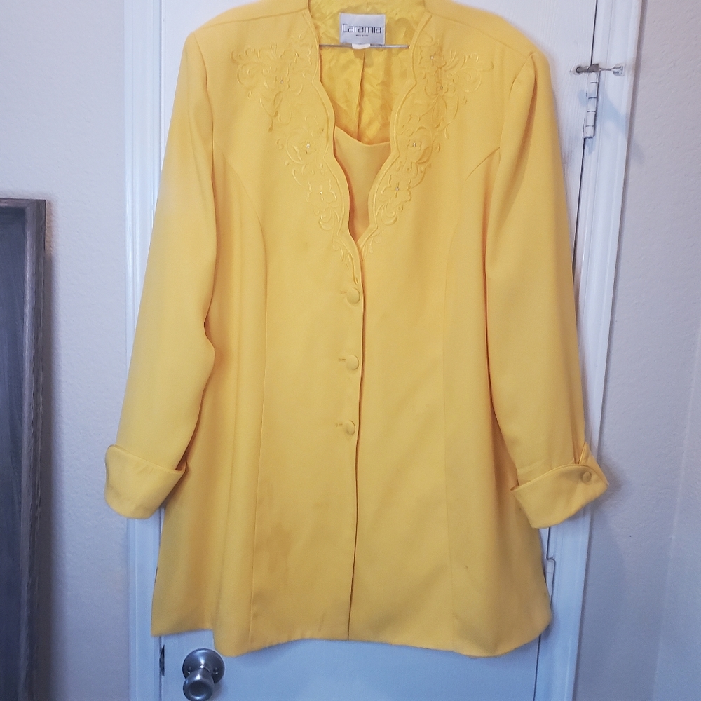 Caramia Sports Blazer Suit Jacket sz 22